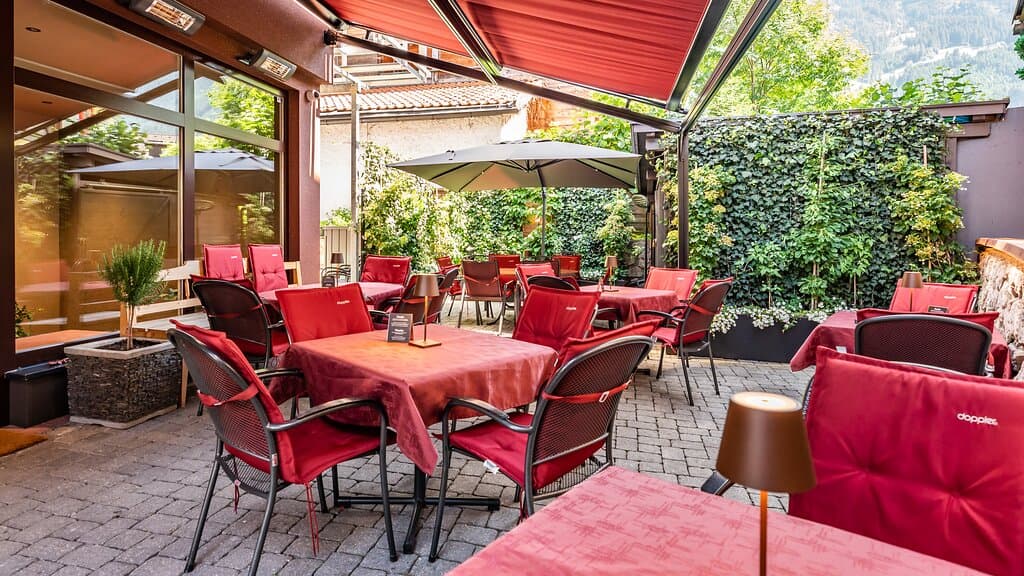 gemütliche Terrasse, Kulinarik, Vinothek
