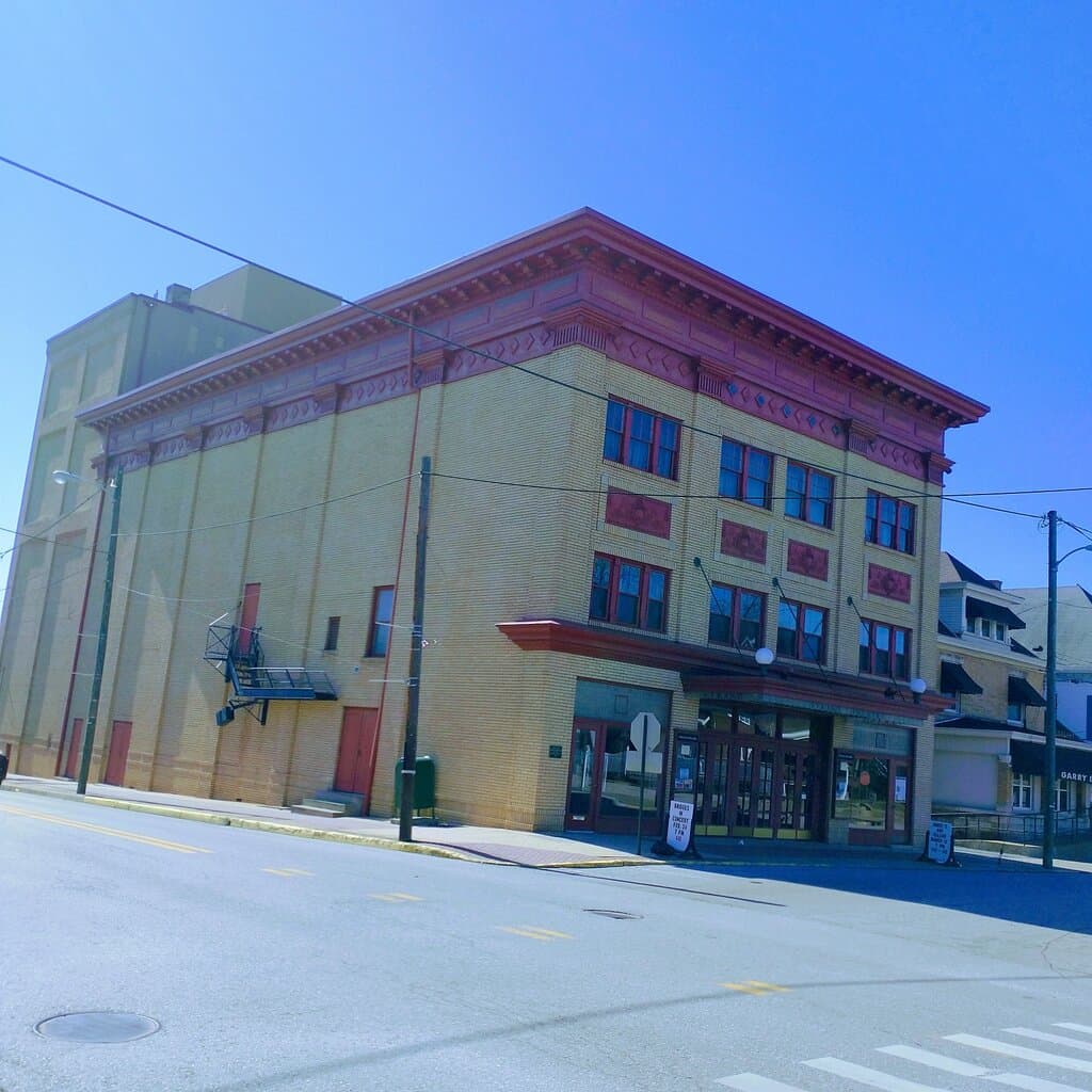 The historical Strand Theatre in Moundsville West Virginia