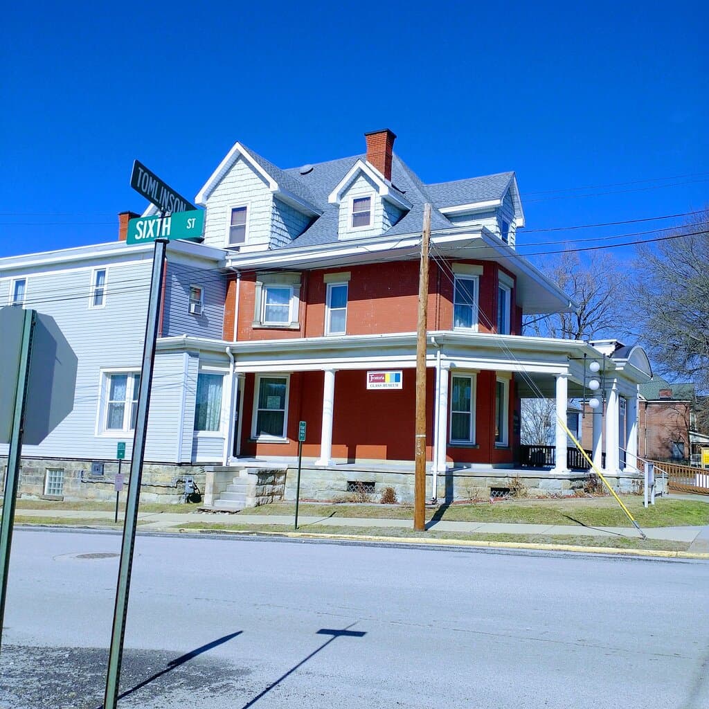Fostoria Glass museum in Moundsville West Virginia 