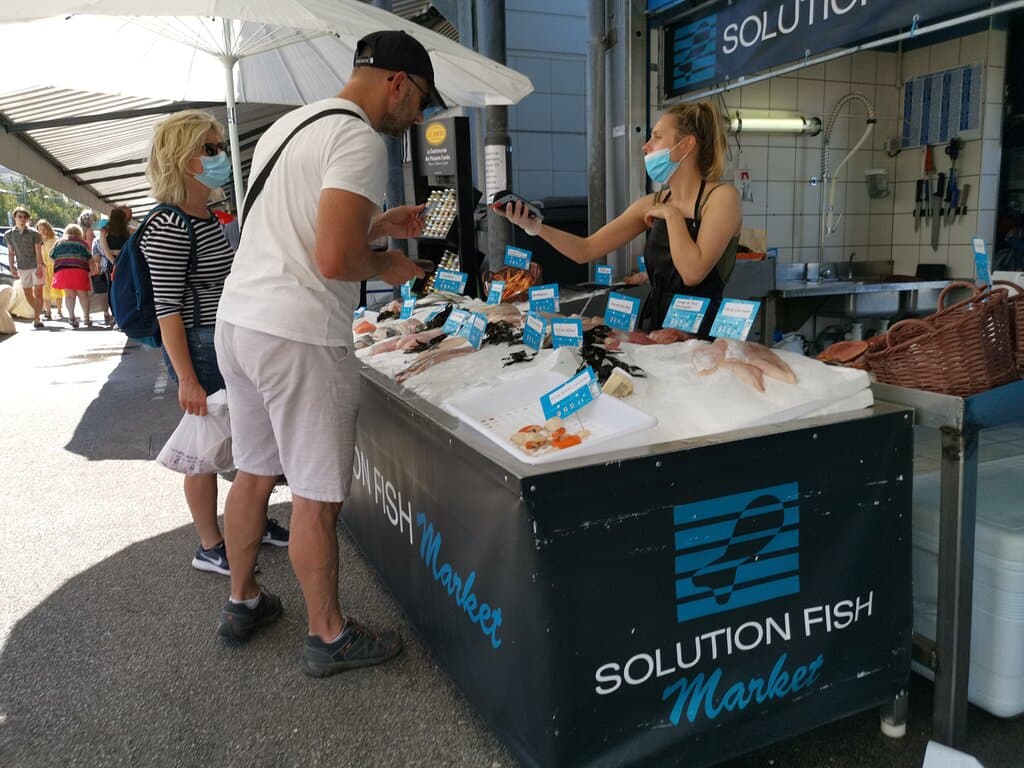 Marché au poisson quai gambetta