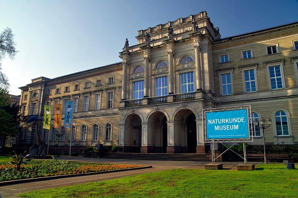 Außenansicht des Naturkundemuseums Karlsruhe | © Foto: Volker Griener, Naturkundemuseum Karlsruhe