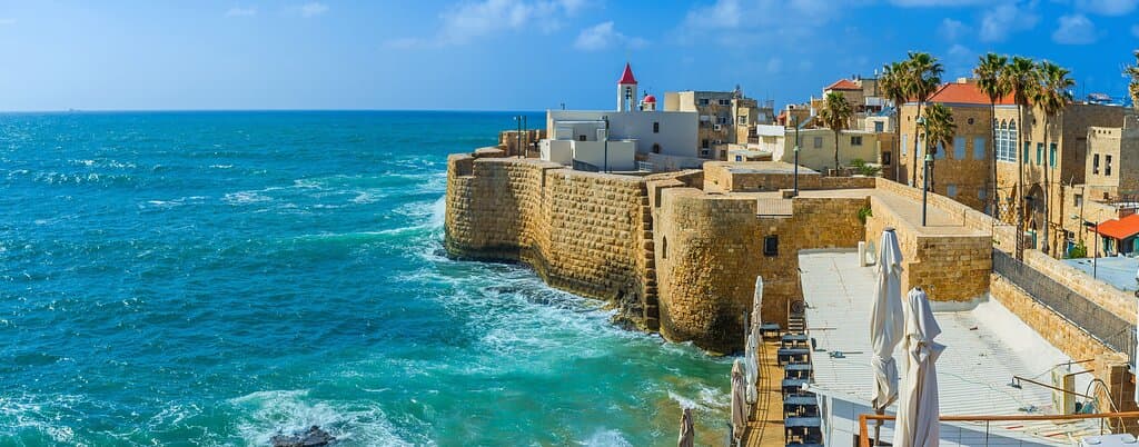 The city of Akko in Northern Israel. Once a fortress to the Crusaders and conquered by the Mamelukes under Baybars. Amazing history there 