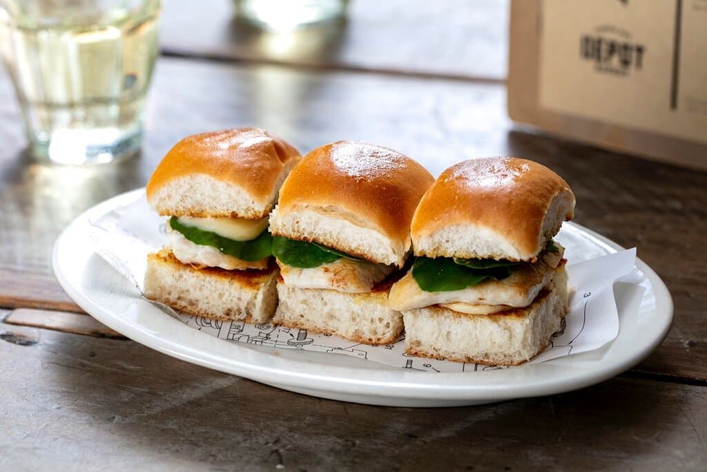Our iconic fish sliders 
