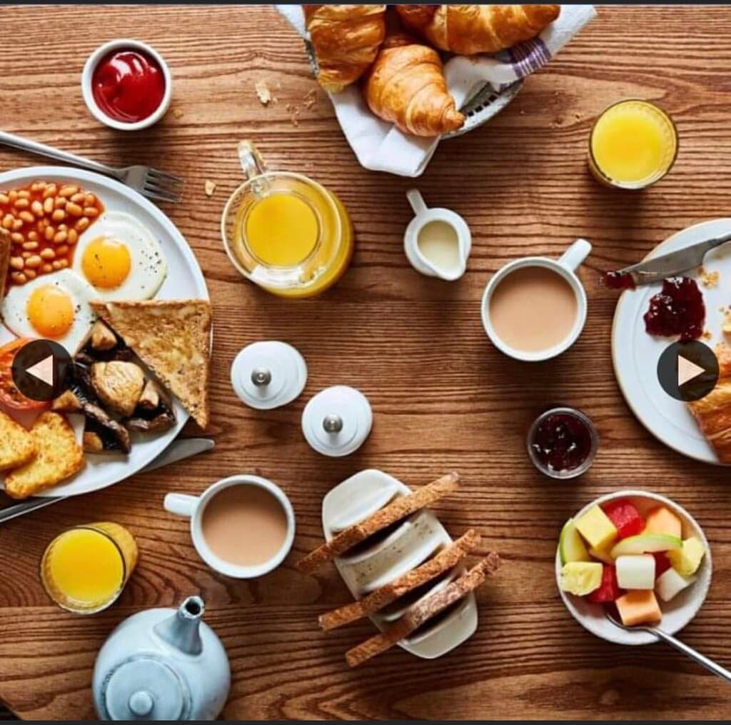 A great selection of hot and continental buffet all for £9.50 on our all you can eat breakfast