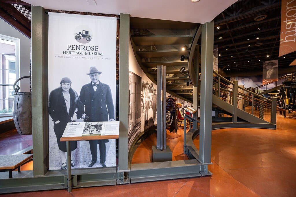 Entrance of Penrose Heritage Museum