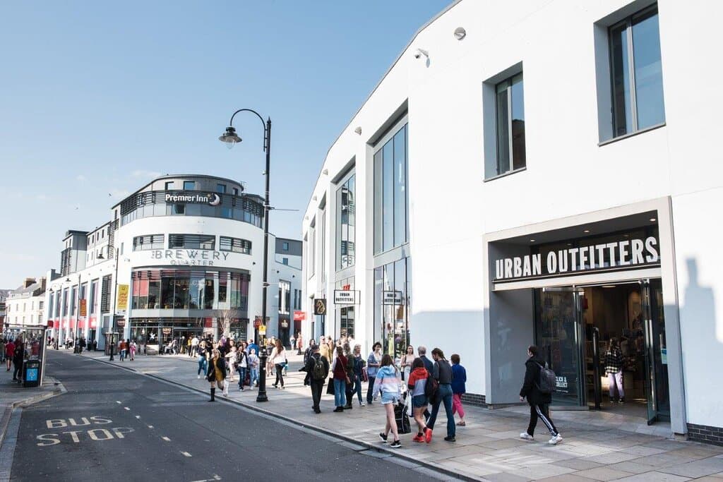 The Brewery Quarter is on Cheltenham's bustling High St
