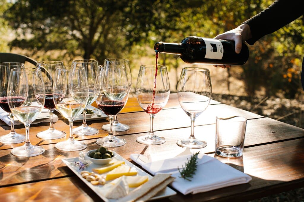 Private tasting at Bell Mountain Ranch