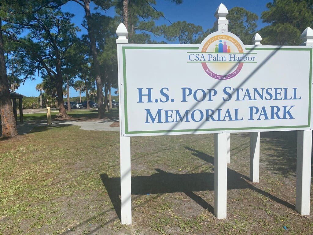 Sign of park