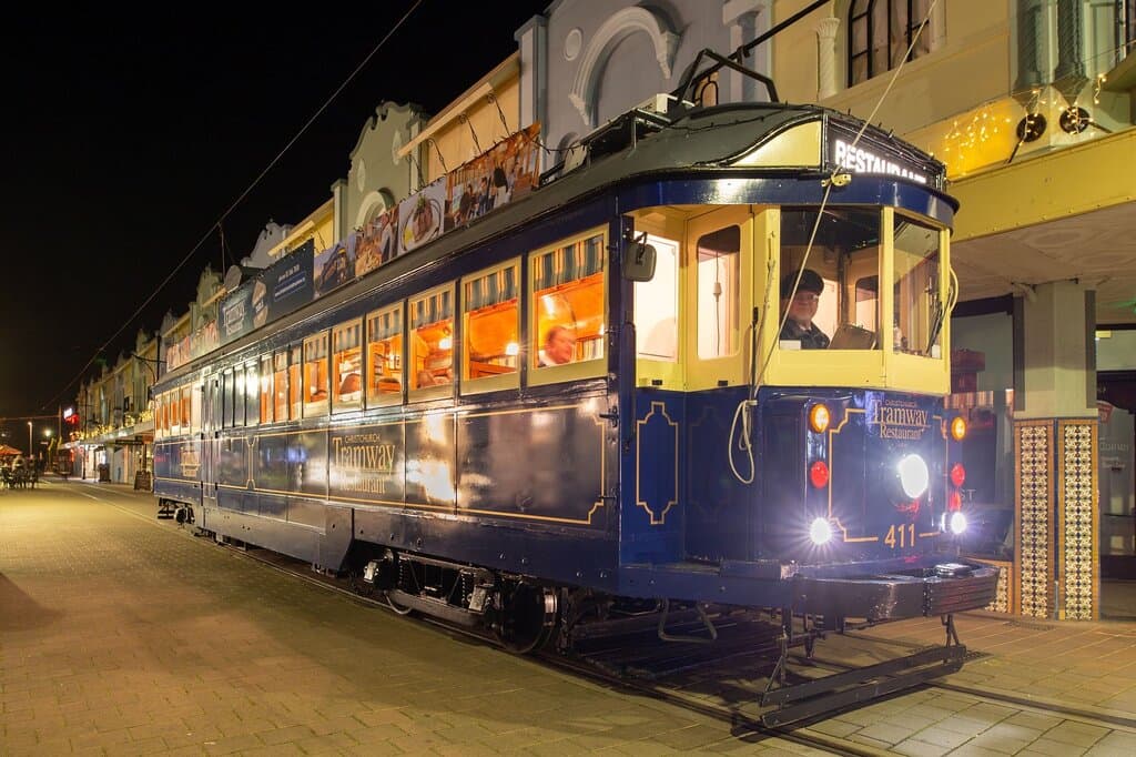 Christchurch Tramway Restaurant - a unique dining experience
