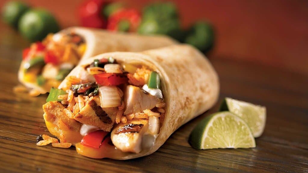 Chicken burritos
