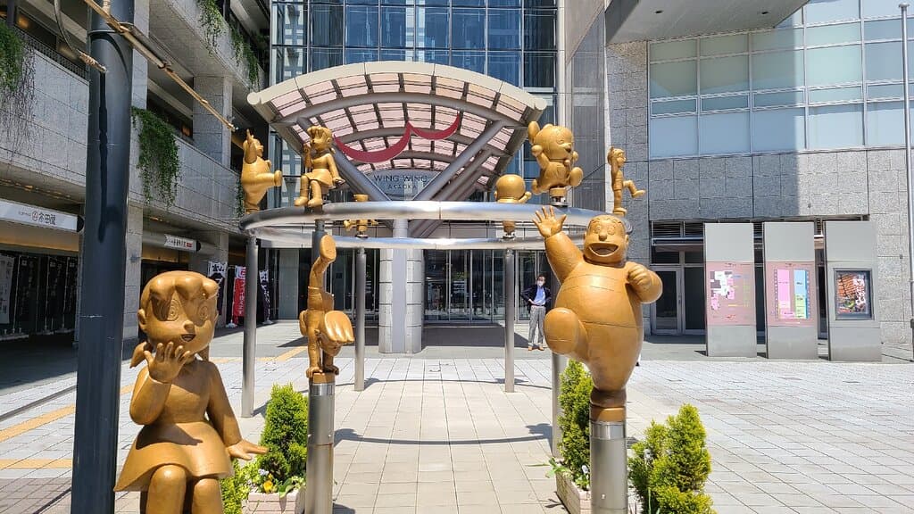 Doraemon Street and Postbox