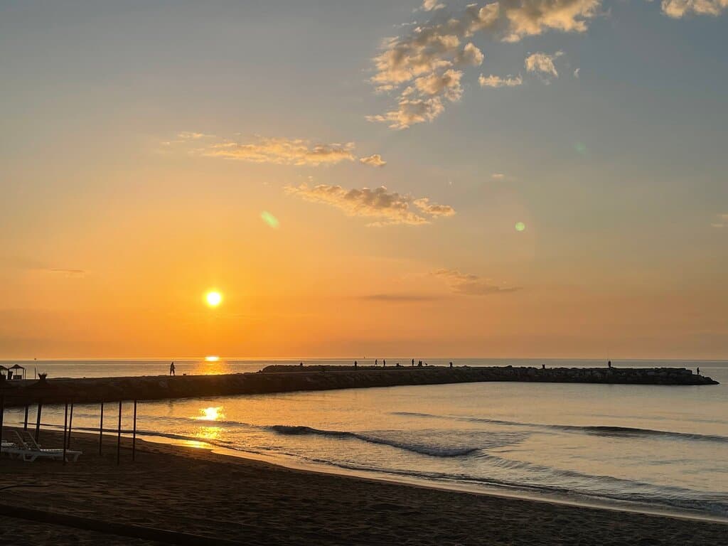Small beach.....