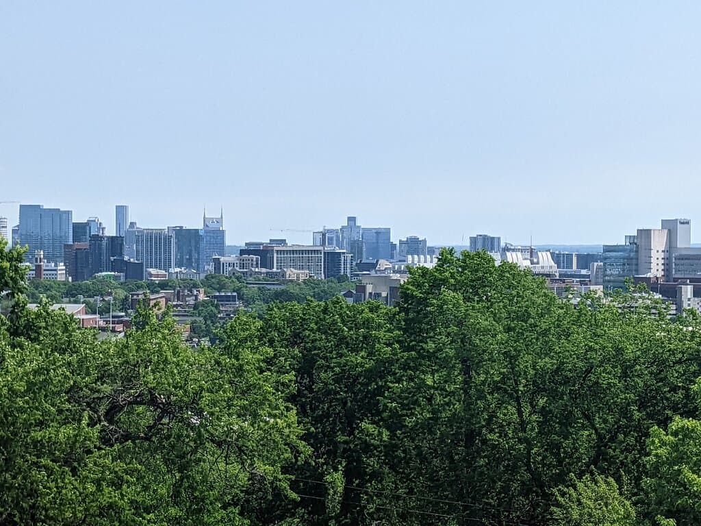 The view from Love Circle Park