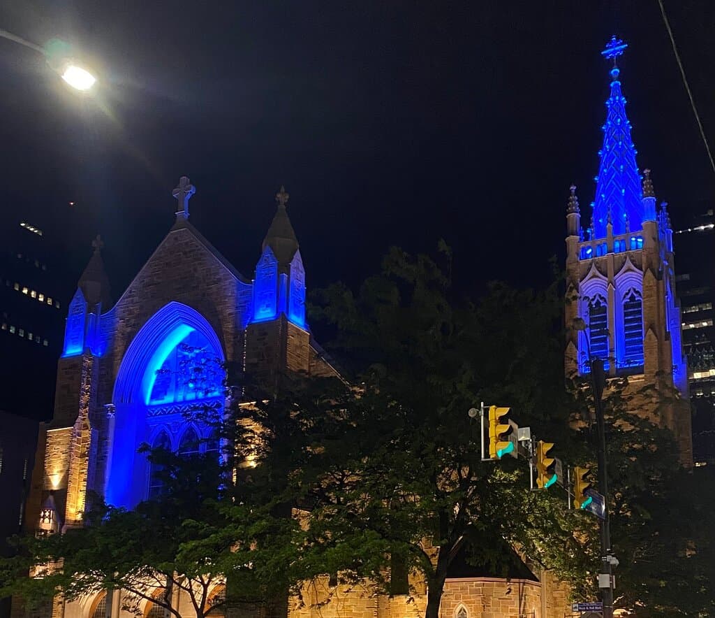 Beautiful glowing at night