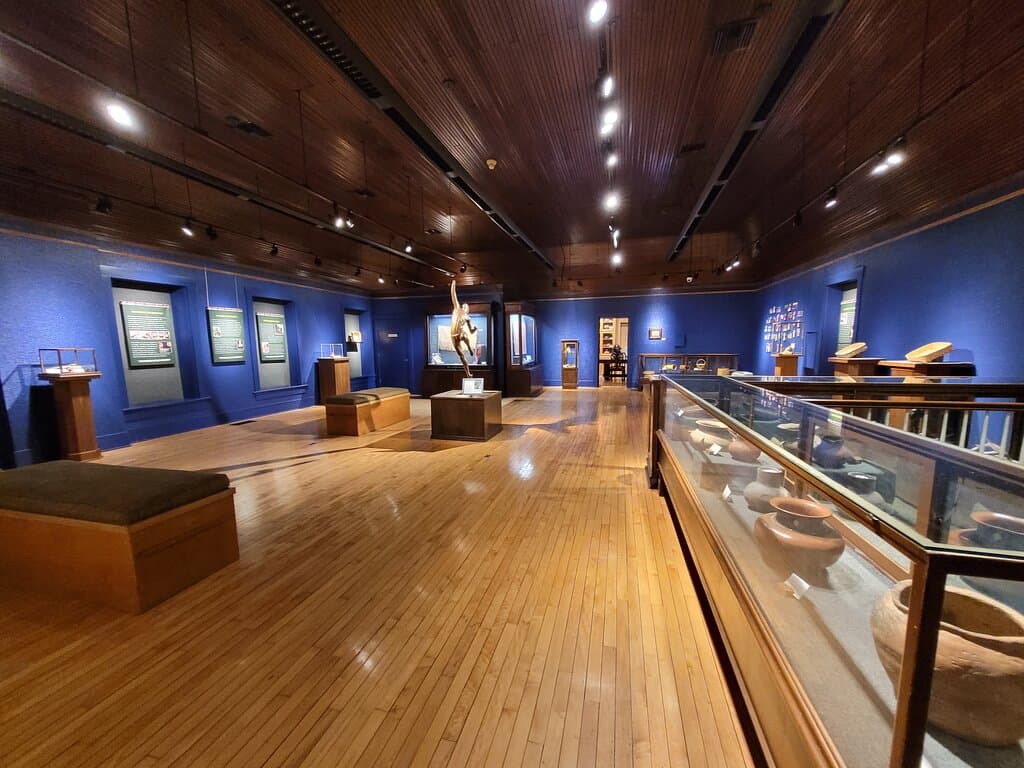 Five Civilized Tribes Museum, Muskogee, OK, second floor art gallery