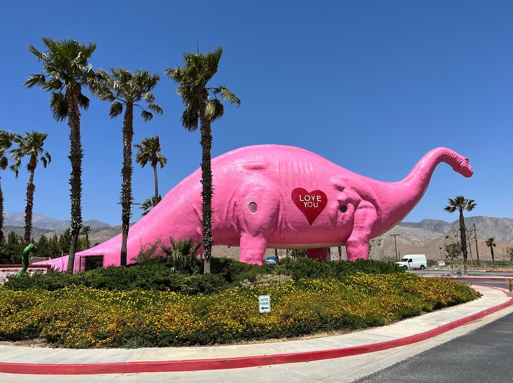 Ms. Dinny at Cabazon Dinosaurs May 2022  
www.CabazonDinosaurs.com