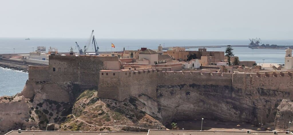Vistas de Melilla la Vieja.