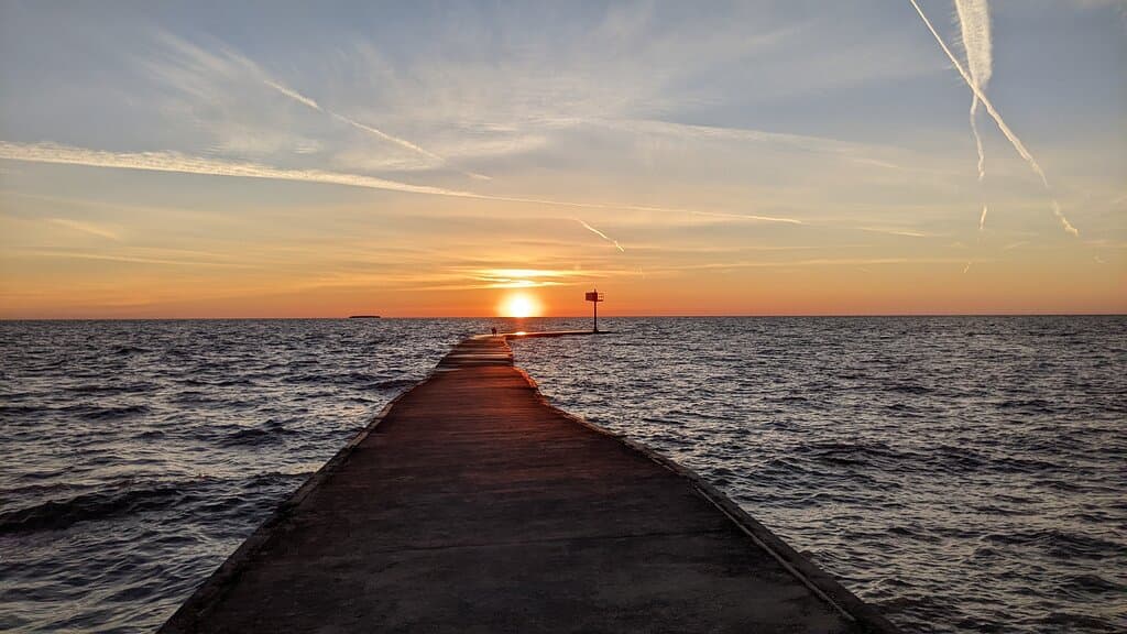 View from Metzger Marsh Parking area.