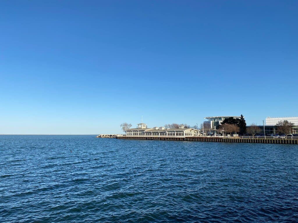 And a view towards "Discovery World" ... and lake Michigan.
