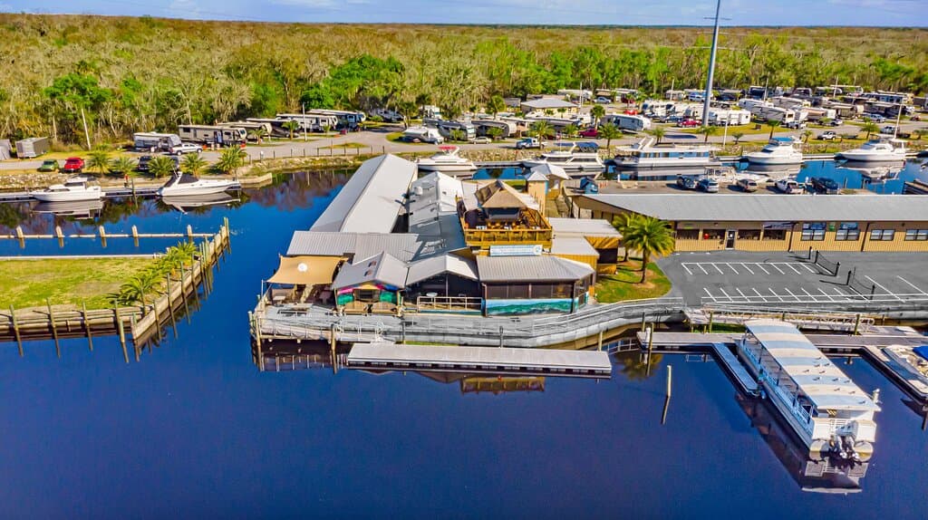 Aeriel view of Restaurant 