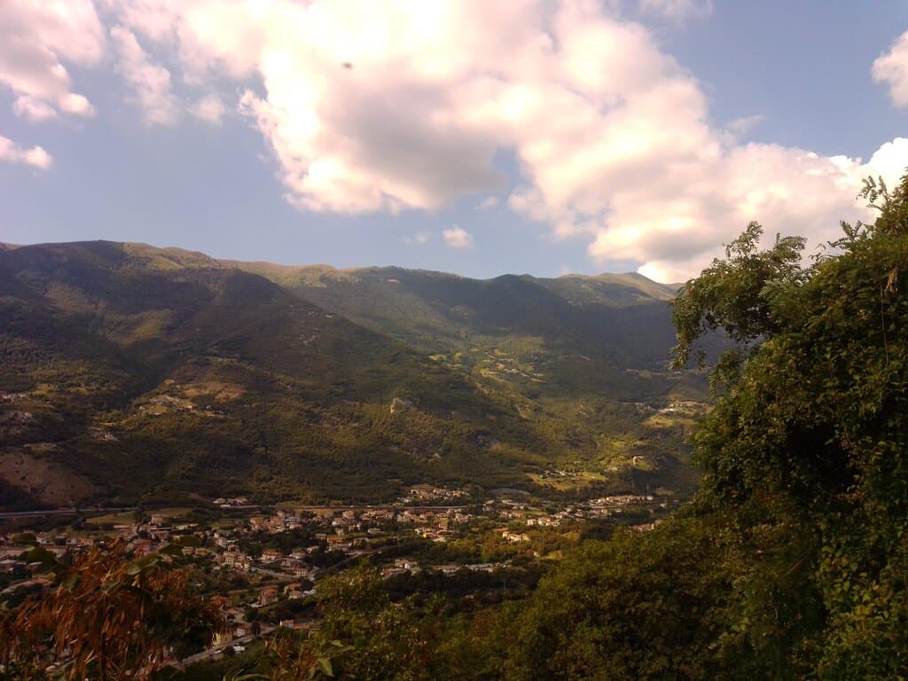 veduta dalla città del Col Visentin