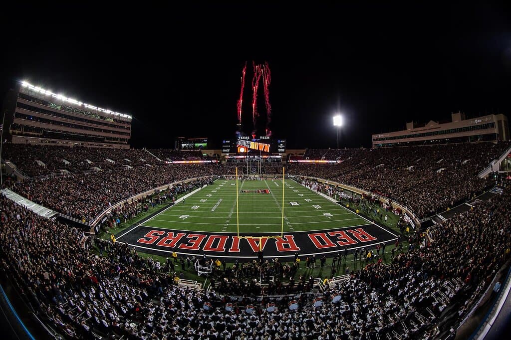 Black out.  Nothing like a Saturday Night football in West Texas.