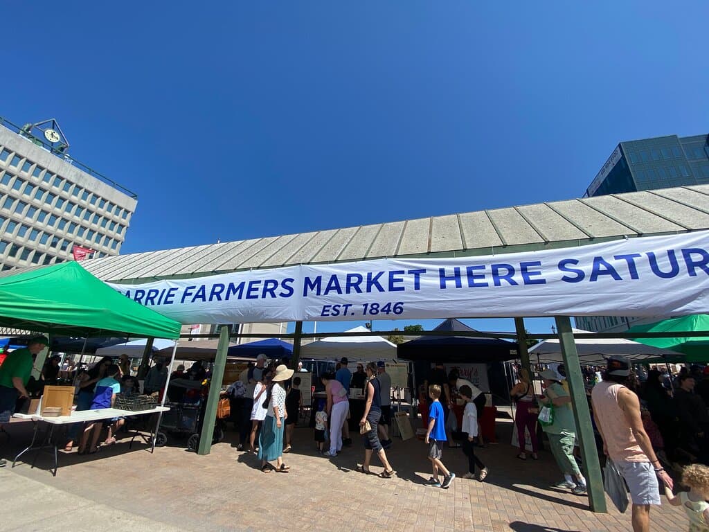 Barrie Farmers Market at City Hall every Saturday!