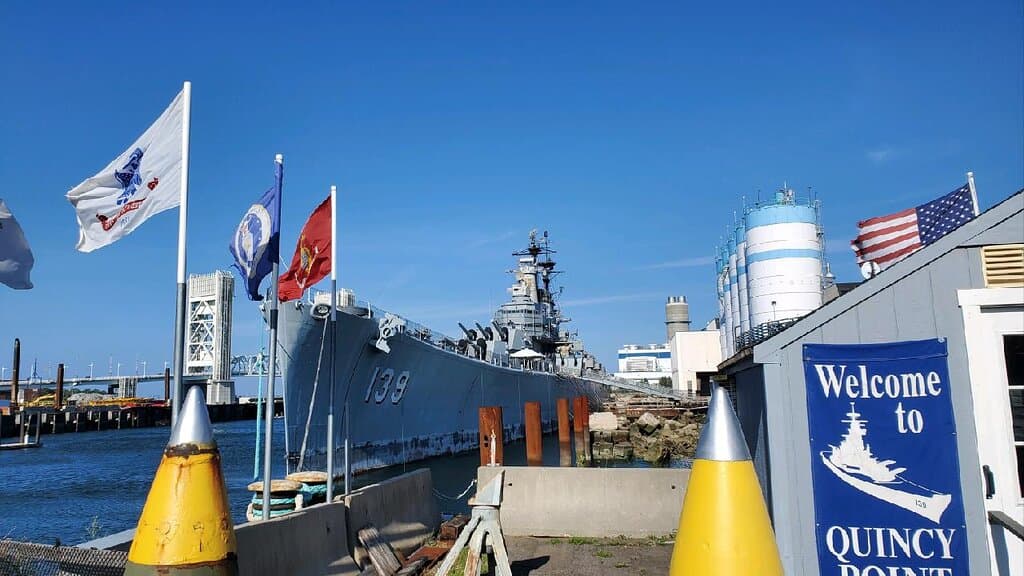 USS Salem destroyer, commissioned 1942, Quincy, MA