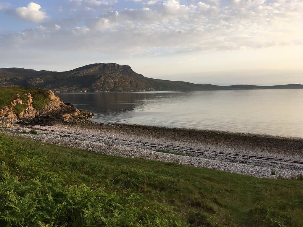 The west bay near sunset