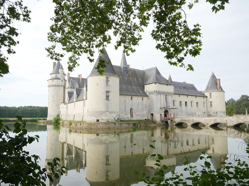 Vue depuis l'entrée du site