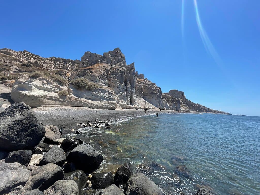 Eros Beach Santorini