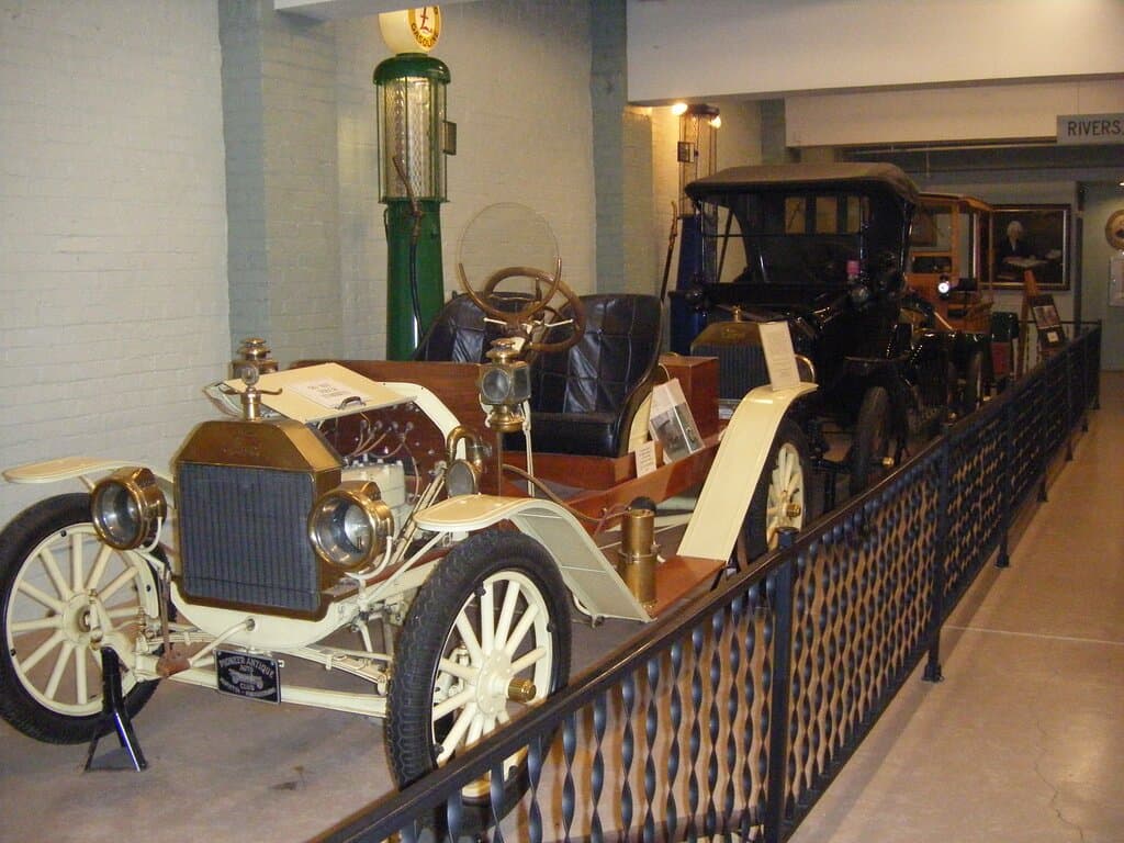 collection of antique cars
