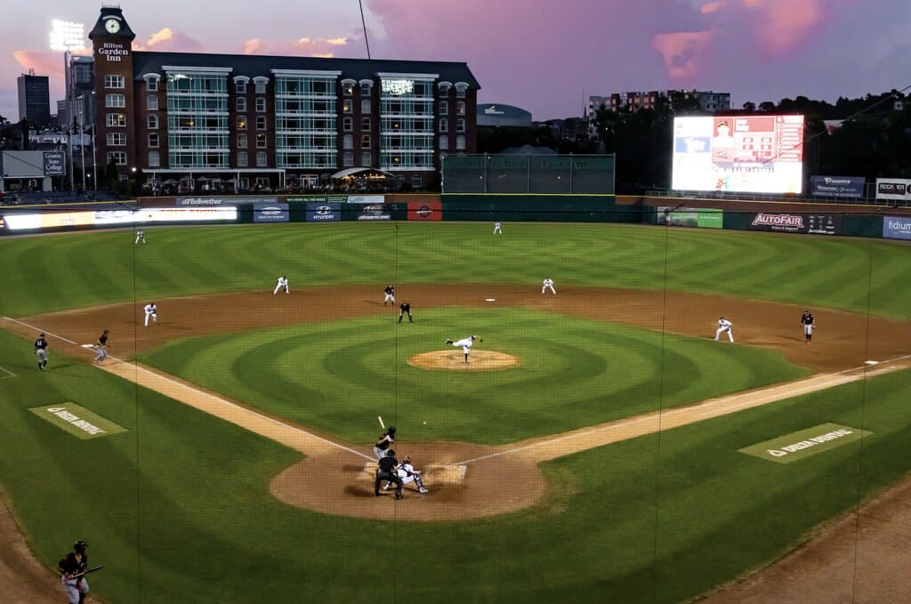 A beautiful night at the ballpark!