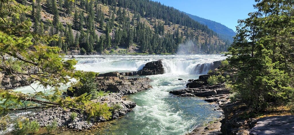 Kootenai Falls and Swinging Bridge