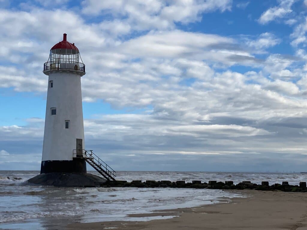 Beautiful lighthouse situated right on the beach. Fantastic sand dunes, well maintained and great cafes
