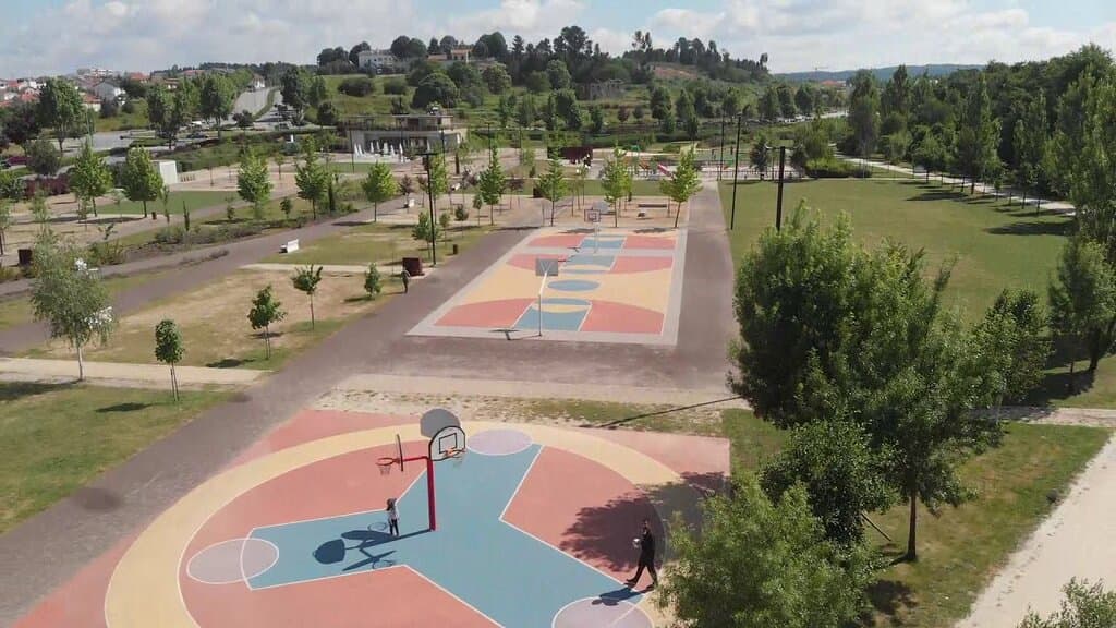 Parque Urbano De Santiago visto de cima