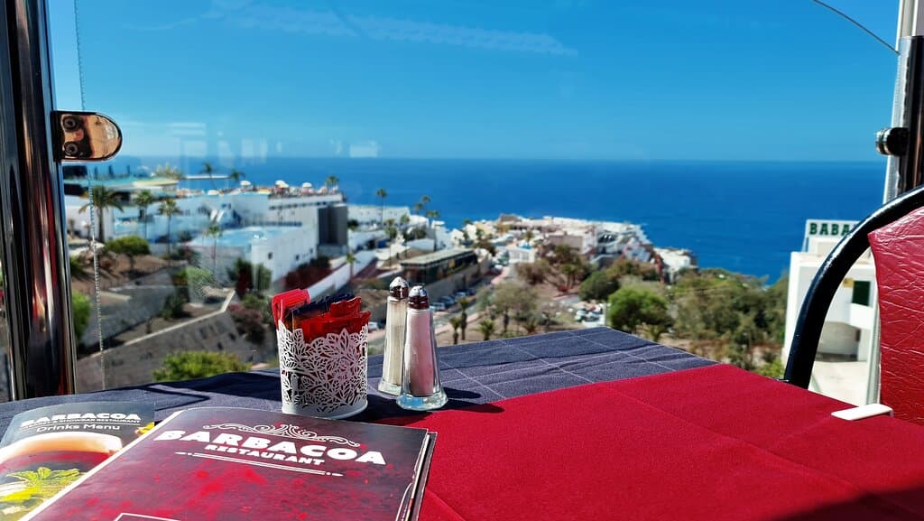 Breath-taking view from our restaurant terrace