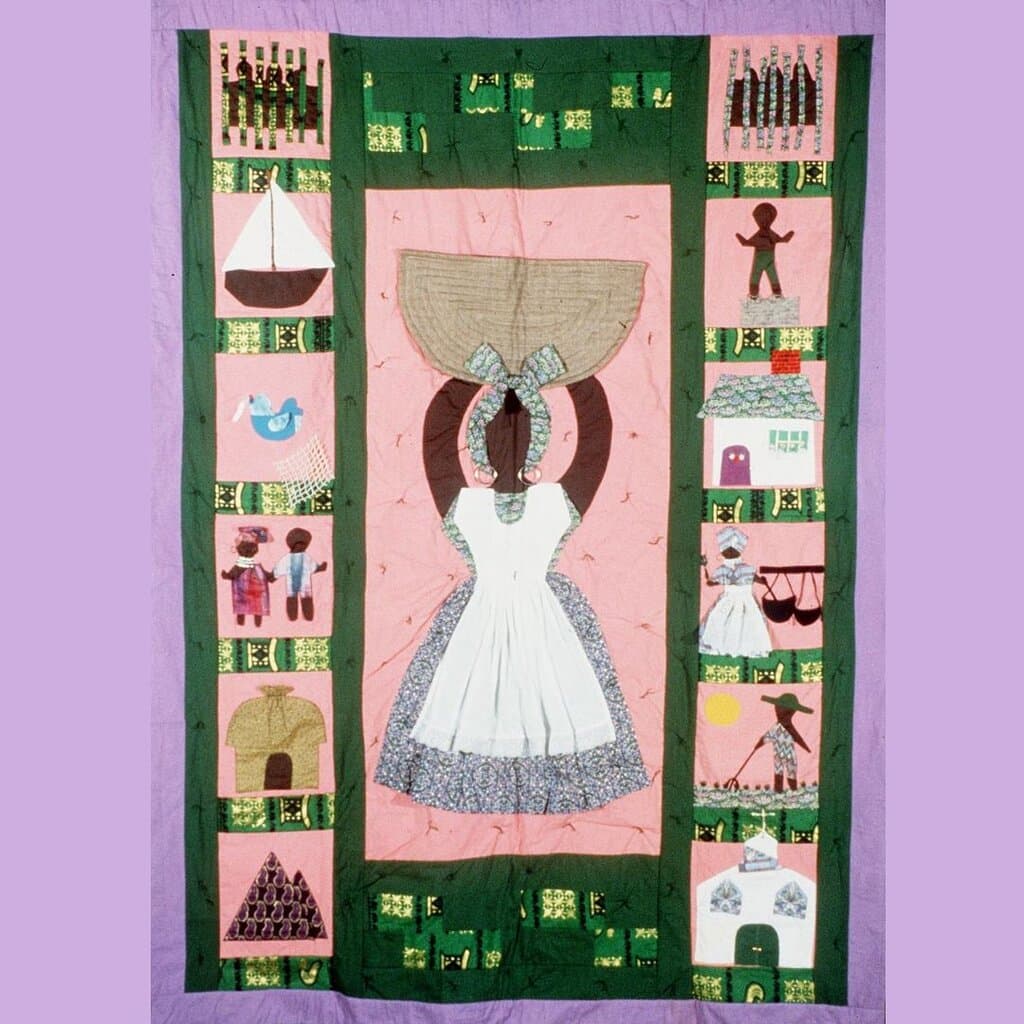 Gullah O’oman Story Quilt by the late Vermelle “Bunny” Rodrigues 
