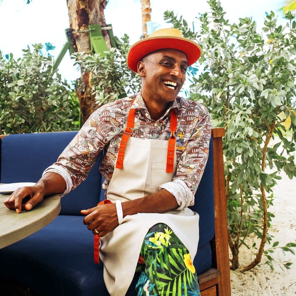 Chef Samuelsson's restaurant in the Bahamas