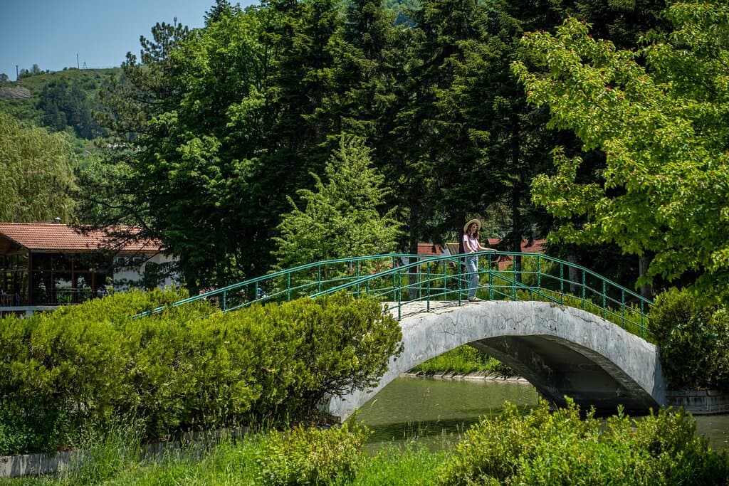 Dilijan City Park bridge