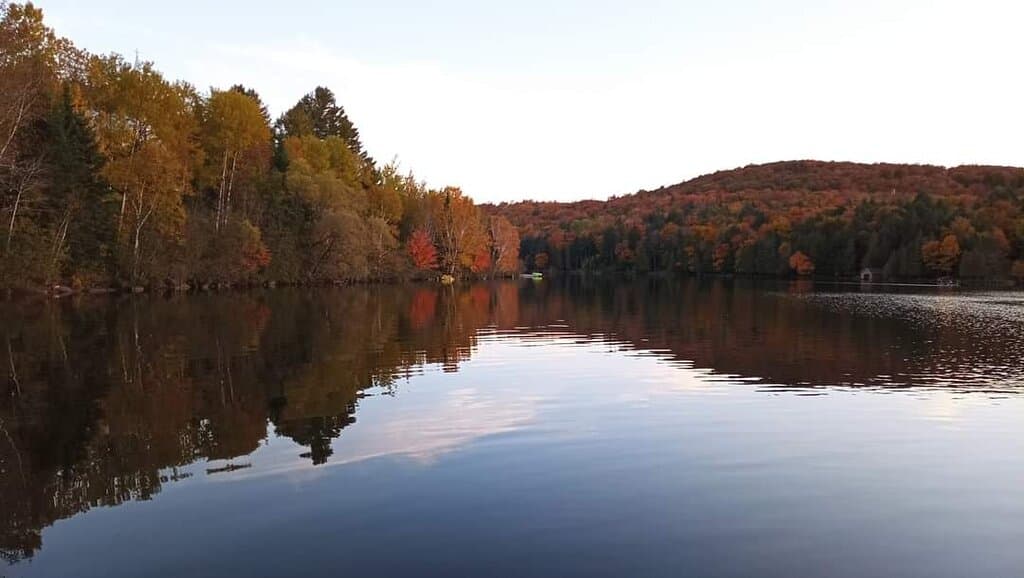 Sunset at Lac Mercier