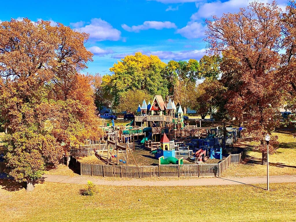 Sherlock Park, also known as Castle Park, is pretty doggone awesome! One of the BEST, if not THE BEST park/playground in the Grand Cities area!