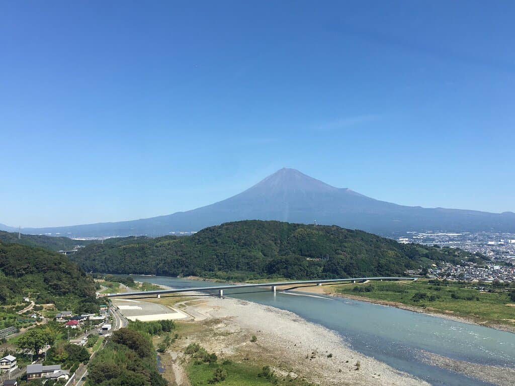 観覧車フジスカイビューからの富士山の眺め