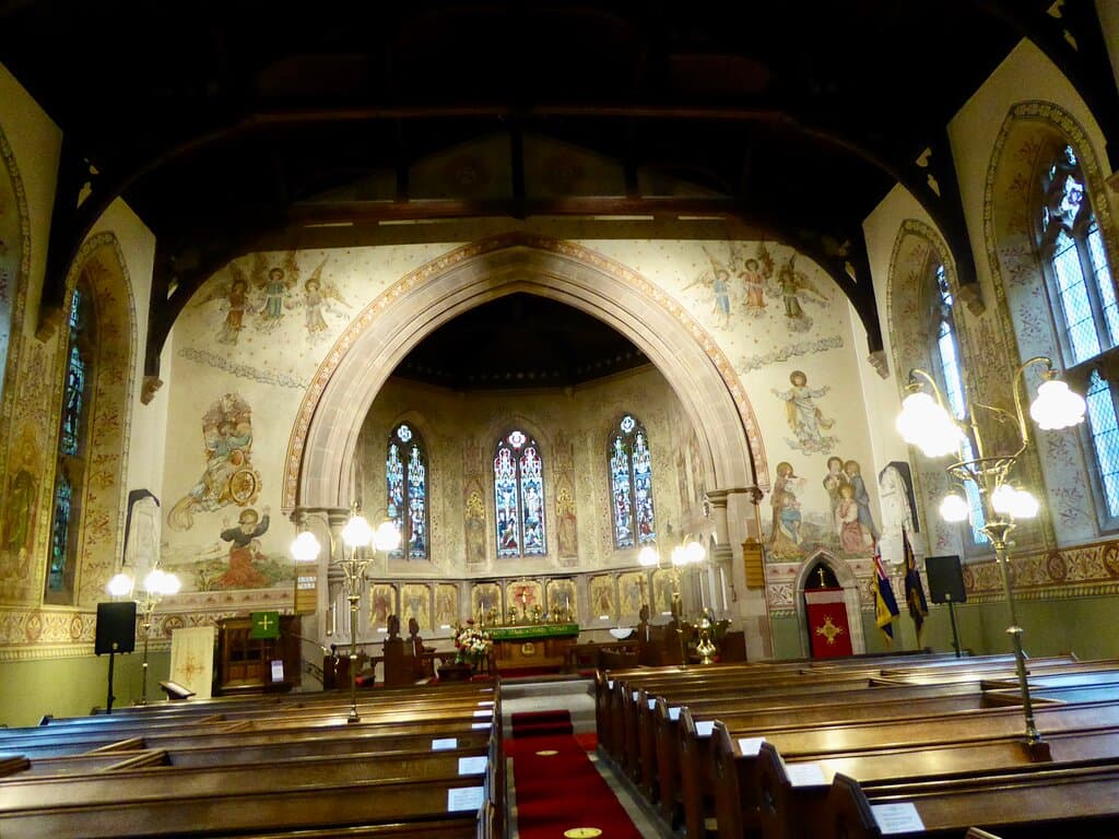 Inside St Mary's Church