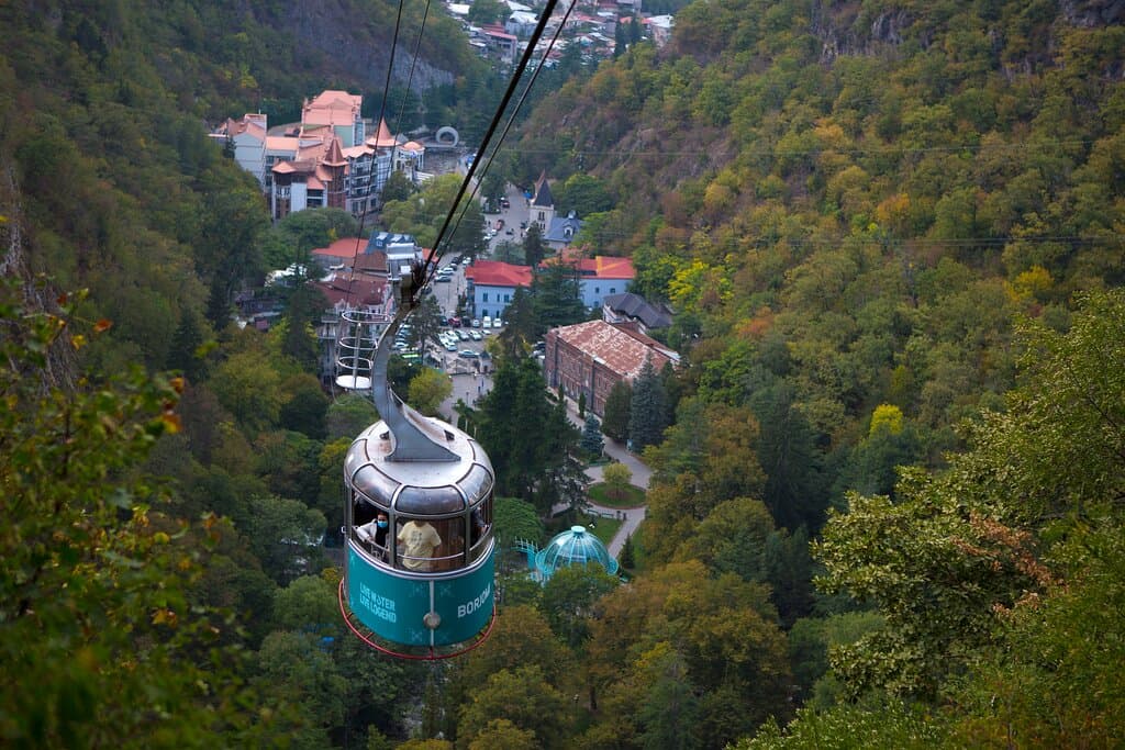 Канатная дорога в Боржоми, 2022 год