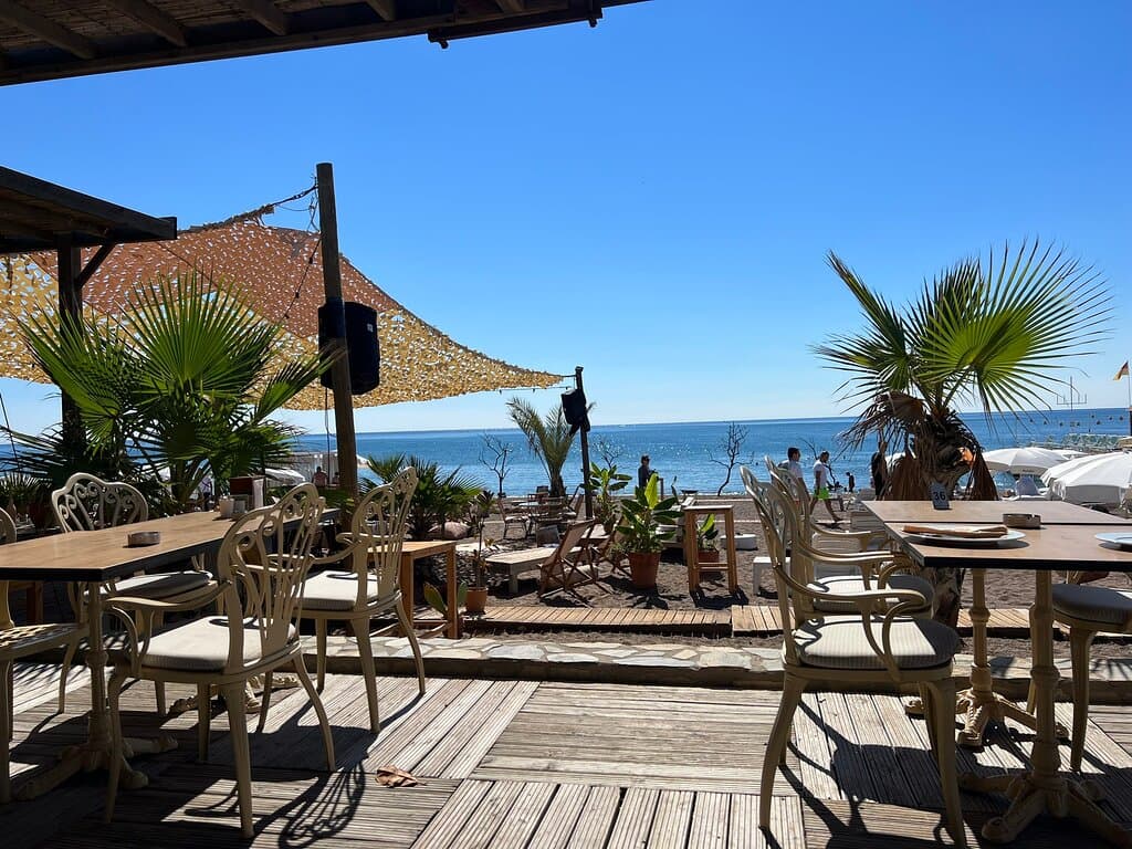 Red and White Beach Club