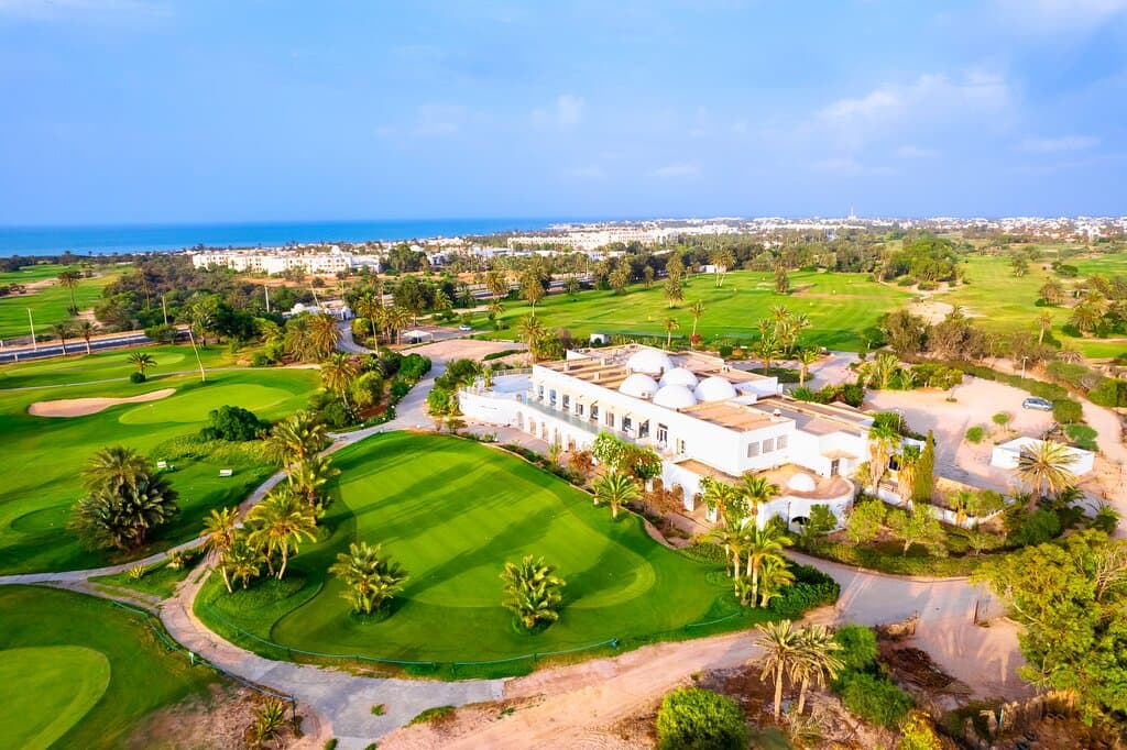 Vue Aérienne Club House 