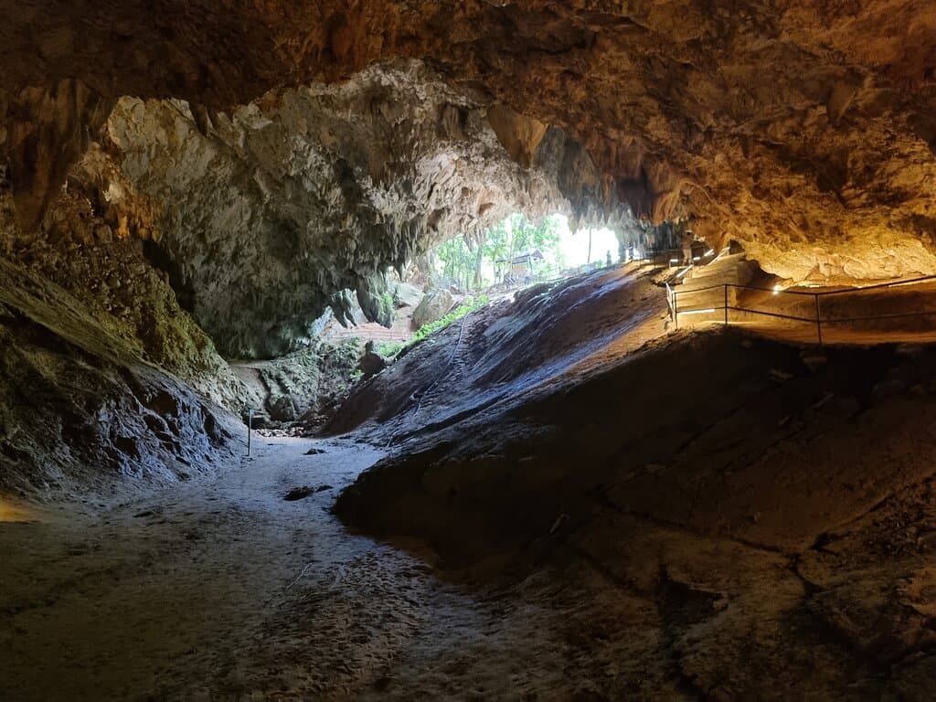 Part of the cave