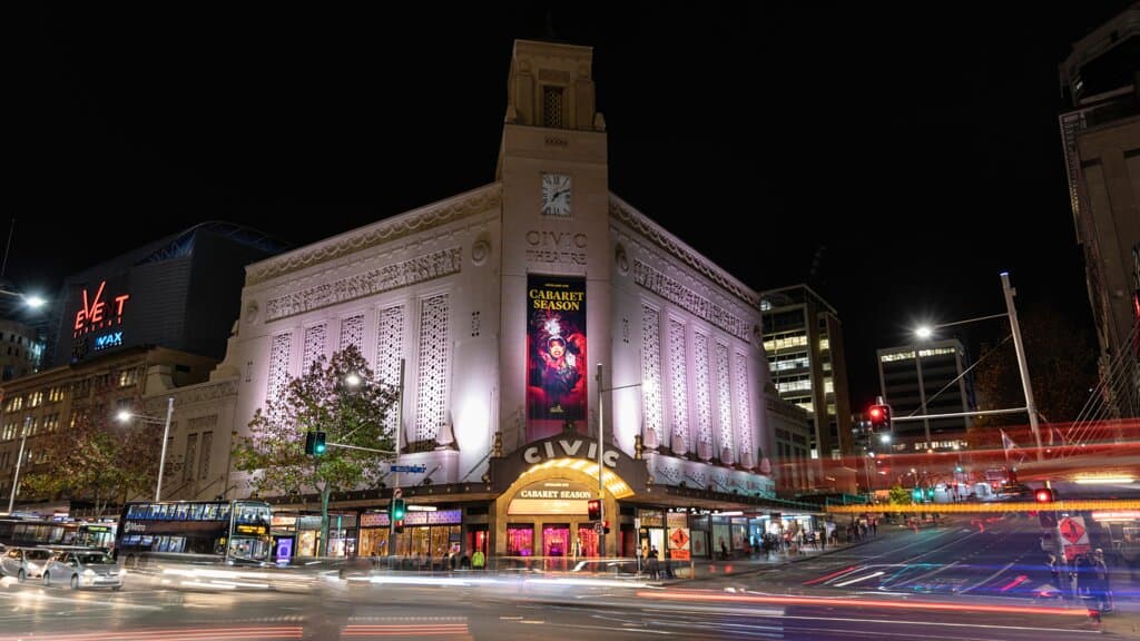The Civic Exterior Cabaret Season 2021