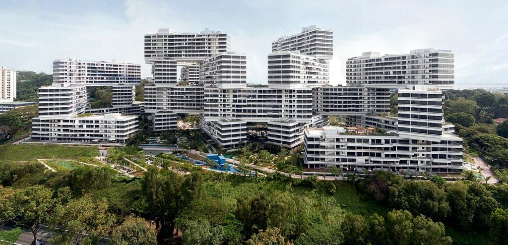 The interlace building!